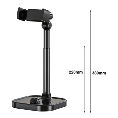Giá đỡ điện thoại kẹp xoay 360° tùy chỉnh cao độ, góc quay tiện dụng - 85.500₫ 9