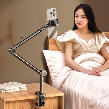 Giá đỡ điện thoại kim loại kẹp bàn, đầu giường - Nâng cấp mới, giá chỉ 121.715₫ 4 Giá đỡ điện thoại kim loại kẹp bàn, đầu giường - Nâng cấp mới, giá chỉ 121.715₫ 4