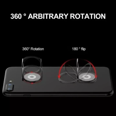 Giá đỡ điện thoại kim loại xoay 360 độ Nhẫn ngón tay siêu mỏng, hỗ trợ máy tính để bàn, tay cầm ô tô 4