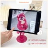 Giá đỡ điện thoại kute điều chỉnh độ cao, xoay 360 độ - Kệ bàn gấu dâu, thỏ, vịt, mèo 3