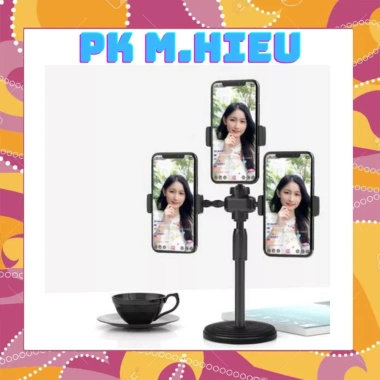 Giá Đỡ Điện Thoại Livestream 3 Kẹp Xoay 360° - Ổn Định, Quay Phim Ghi Hình 16.000đ 8