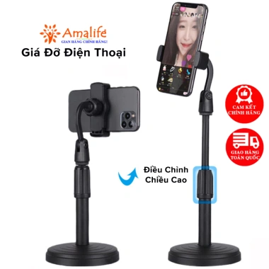 Giá Đỡ Điện Thoại Livestream 360 Xoay Amalife - Ổn Định, Quay Phim, Ghi Hình, 29.000₫