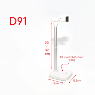 Giá đỡ điện thoại Livestream D91 D01 T8 T10 - kẹp đa góc, độ cao tùy chỉnh, chỉ 125.000 VND - DinoStore