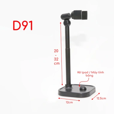 Giá đỡ điện thoại Livestream D91 D01 T8 T10 - kẹp đa góc, độ cao tùy chỉnh, chỉ 125.000 VND - DinoStore