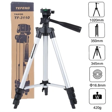 Giá Đỡ Điện Thoại Livestream TF-3.110 3 Chân - Tripod Gậy Kẹp 70.900 VND