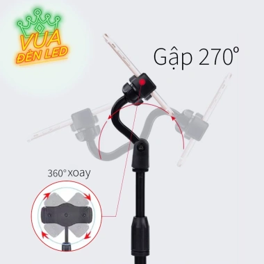 Giá đỡ điện thoại Livestream xoay 360°, tripod quay phim chụp hình học online 45.000₫ 2