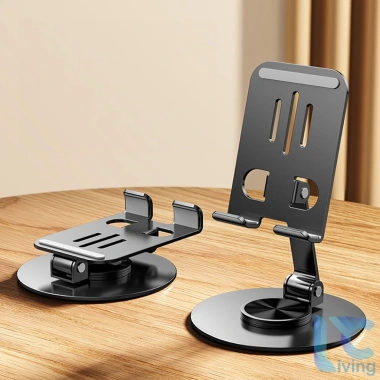 Giá Đỡ Điện Thoại Living C Nhôm Hợp Kim Xoay 360 Đa Năng Gập Gọn – Giá 62.000₫