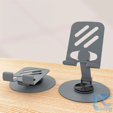 Giá Đỡ Điện Thoại Living C Nhôm Hợp Kim Xoay 360 Đa Năng Gập Gọn – Giá 62.000₫