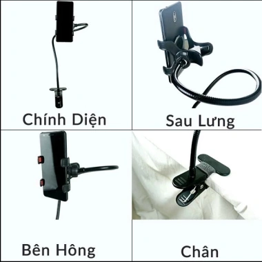 Giá Đỡ Điện Thoại Lười Đuôi Khỉ Kẹp Bàn và Đầu Giường - Siêu Tiện Lợi, Giá Chỉ 21.600₫ 5