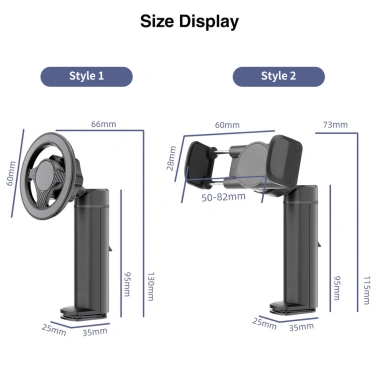 Giá đỡ điện thoại máy bay từ tính Fonken 360 cho ghế sau ô tô - Bàn du lịch xoay điều chỉnh Mgsafe, giá chỉ 151.896₫