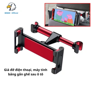 Giá đỡ điện thoại, máy tính bảng BINKE - Kẹp ghế sau ô tô xoay 360°, 75.000đ