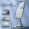 Giá đỡ điện thoại, máy tính bảng, iPad kim loại siêu mỏng, trục xoay 360, gấp gọn tiện dụng - 45.000 VND 2