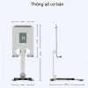 Giá đỡ điện thoại, máy tính bảng, iPad kim loại siêu mỏng, trục xoay 360, gấp gọn tiện dụng - 45.000 VND 4