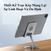 Giá đỡ điện thoại, máy tính bảng, iPad kim loại siêu mỏng, trục xoay 360, gấp gọn tiện dụng - 45.000 VND 7