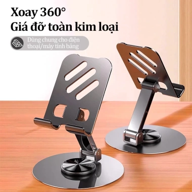 Giá Đỡ Điện Thoại Máy Tính Bảng Kim Loại Siêu Mỏng - Đế Chống Trượt 34.560 VND