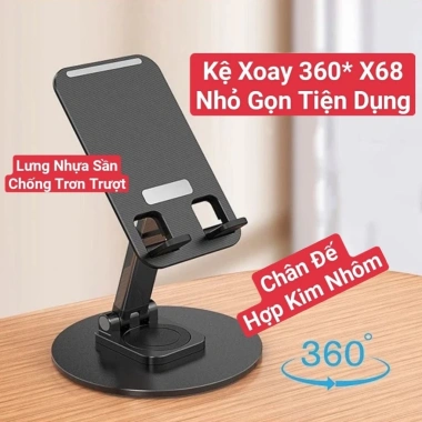 Giá Đỡ Điện Thoại Máy Tính Bảng Kim Nhôm Xoay 360 Kệ Xem Phim VHMART 29.900₫ 6 Giá Đỡ Điện Thoại Máy Tính Bảng Kim Nhôm Xoay 360 Kệ Xem Phim VHMART 29.900₫ 6