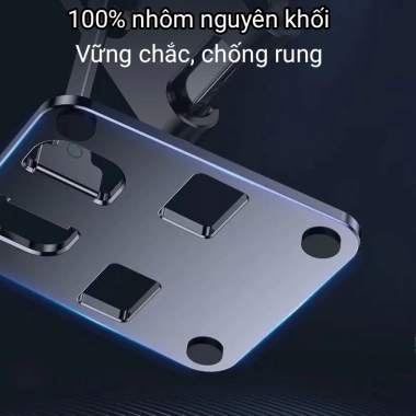 Giá đỡ điện thoại & máy tính bảng nhôm hợp kim xoay 360 độ - Độ bền cao, chỉ 55.000₫ (giảm 69.850₫) 6