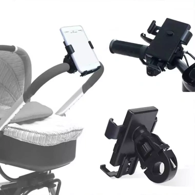 Giá Đỡ Điện Thoại MIQUELCQ 360 Điều Chỉnh Đa Năng, Xe Đẩy Bé Chống Sốc 5