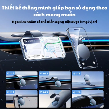 Giá đỡ điện thoại nam châm C02 - Kệ từ tính, phù hợp mọi điện thoại, giảm còn 140.000 VND 2 Giá đỡ điện thoại nam châm C02 - Kệ từ tính, phù hợp mọi điện thoại, giảm còn 140.000 VND 2