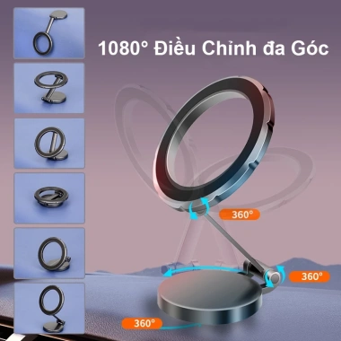 Giá Đỡ Điện Thoại Ô Tô 360 Nam Châm - Đỡ Tất Cả Điện Thoại, Giá 109.000₫