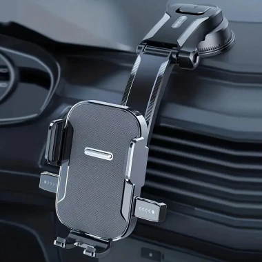 Giá đỡ điện thoại ô tô 360, tương thích iPhone Samsung Xiaomi, dùng cho kính chắn gió, giảm còn 59.780₫