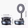 Giá đỡ điện thoại ô tô 360° xoay đa năng, gập hấp phụ - Giá chỉ 69.740đ 2