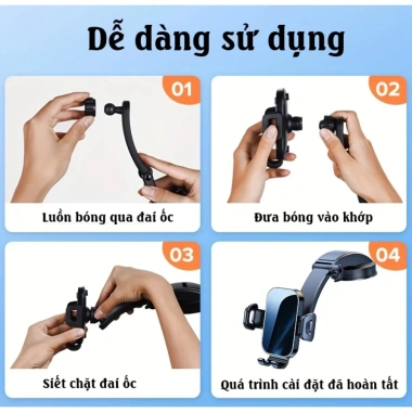 Giá Đỡ Điện Thoại Ô Tô A29 - Kẹp Mẫu Mới Hình Thác Nước, Không Chắn Tầm Nhìn, Giá 67.820 VND (Giảm 18%)