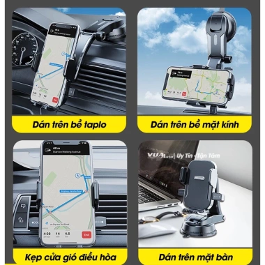 Giá Đỡ Điện Thoại Ô Tô A29 - Kẹp Mẫu Mới Hình Thác Nước, Không Chắn Tầm Nhìn, Giá 67.820 VND (Giảm 18%)