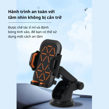 Giá Đỡ Điện Thoại Ô Tô AMPEREEASE - Kẹp Cửa Gió Dễ Lắp, Bảo Vệ An Toàn, Giá 39.245₫ 2