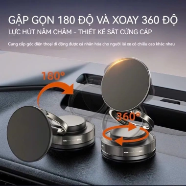 Giá đỡ điện thoại ô tô AMPEREEASE xoay 360 từ tính, điều chỉnh, chỉ 37.999₫ 2
