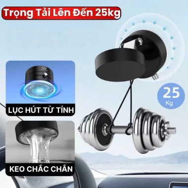 Giá đỡ điện thoại ô tô AMPEREEASE xoay 360 từ tính, điều chỉnh, chỉ 37.999₫ 7