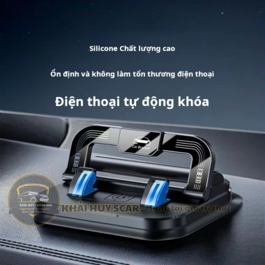 Giá Đỡ Điện Thoại Ô Tô H7S Cao Cấp Hít Chân Không Xoay 360 Độ Gấp Gọn Bảng Số 48.000₫