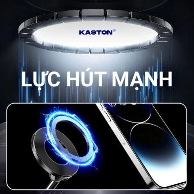 Giá đỡ điện thoại ô tô Kaston K007: hút chân không, xoay 360°, gấp gọn, đa năng