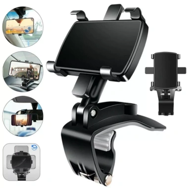 Giá Đỡ Điện Thoại Ô Tô Kẹp TR Xoay 360° Chống Rung - Giá 27.000₫