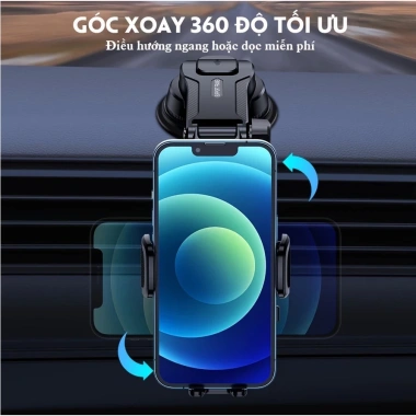Giá Đỡ Điện Thoại Ô Tô Mẫu Mới Hình Thác Nước – Không Chặn Tầm Nhìn, 63.000 VNĐ