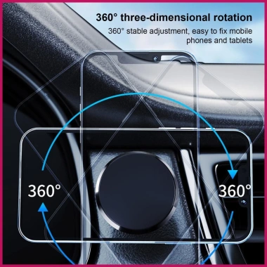 Giá đỡ điện thoại ô tô thông minh Xoay 360 Tự động Dash cho SUV, RV pomervn