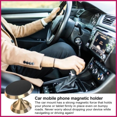 Giá đỡ điện thoại ô tô thông minh Xoay 360 Tự động Dash cho SUV, RV pomervn