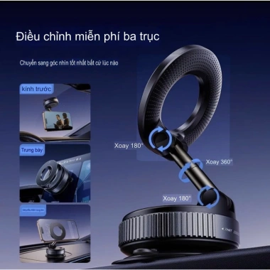 Giá đỡ điện thoại ô tô từ tính FIVELIGHT, gập 360°, nam châm mạnh, nhỏ gọn – 85.000₫ 6 Giá đỡ điện thoại ô tô từ tính FIVELIGHT, gập 360°, nam châm mạnh, nhỏ gọn – 85.000₫ 6