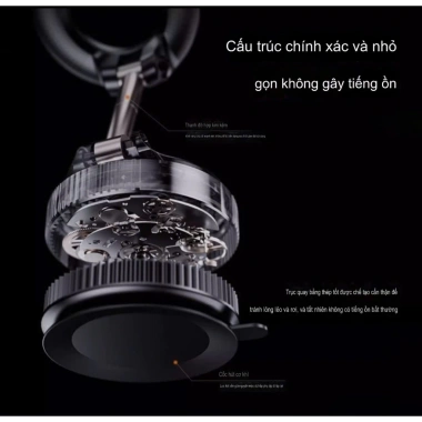Giá đỡ điện thoại ô tô từ tính FIVELIGHT, gập 360°, nam châm mạnh, nhỏ gọn – 85.000₫
