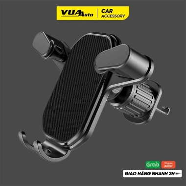 Giá đỡ điện thoại ô tô VuaAuto kẹp cửa khe gió xoay 360 nhỏ gọn tiện lợi chỉ 40.000đ