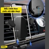 Giá đỡ điện thoại ô tô VuaAuto kẹp cửa khe gió xoay 360 nhỏ gọn tiện lợi chỉ 40.000đ 6