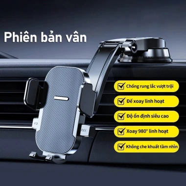 Giá đỡ điện thoại ô tô xe tải dạng đĩa hút - Không che tầm nhìn, lực hút siêu mạnh, giá chỉ 35.000₫