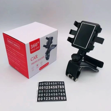 Giá Đỡ Điện Thoại Ô Tô Xoay 360 độ - Kẹp Gắn Bảng Điều Khiển, Gương Chiếu Hậu, Che Nắng - Chỉ 64.000₫ 9