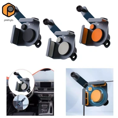 Giá đỡ điện thoại ô tô xoay 360°, hợp kim chống trượt điều chỉnh cao dễ lắp đa năng