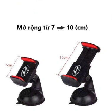 Giá Đỡ Điện Thoại Ô Tô Xoay 360°, Hút Chân Không, Đặt Taplo & Kính Lái - Logo Xe 59.000₫ 4