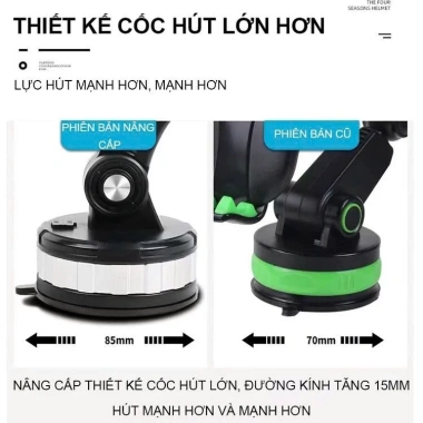 Giá Đỡ Điện Thoại Ô Tô Xoay 360° Kẹp Hít Kính Chân Không Siêu Dính Đa Năng - 70.000₫ 4 Giá Đỡ Điện Thoại Ô Tô Xoay 360° Kẹp Hít Kính Chân Không Siêu Dính Đa Năng - 70.000₫ 4