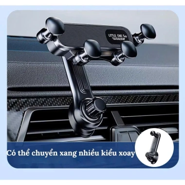Giá đỡ điện thoại ô tô ZAPPOINT kẹp cửa gió xoay 360° không chắn gió, cao cấp 6