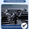 Giá đỡ điện thoại ô tô ZAPPOINT kẹp cửa gió xoay 360° không chắn gió, cao cấp 9