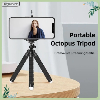 Giá đỡ điện thoại Octopus đa năng Selfie thông minh - Tripod Mini chỉ 37.700đ