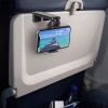 Giá đỡ điện thoại QIUWU gập du lịch, xoay điều chỉnh selfie, kẹp ghế sau, làm việc 7
